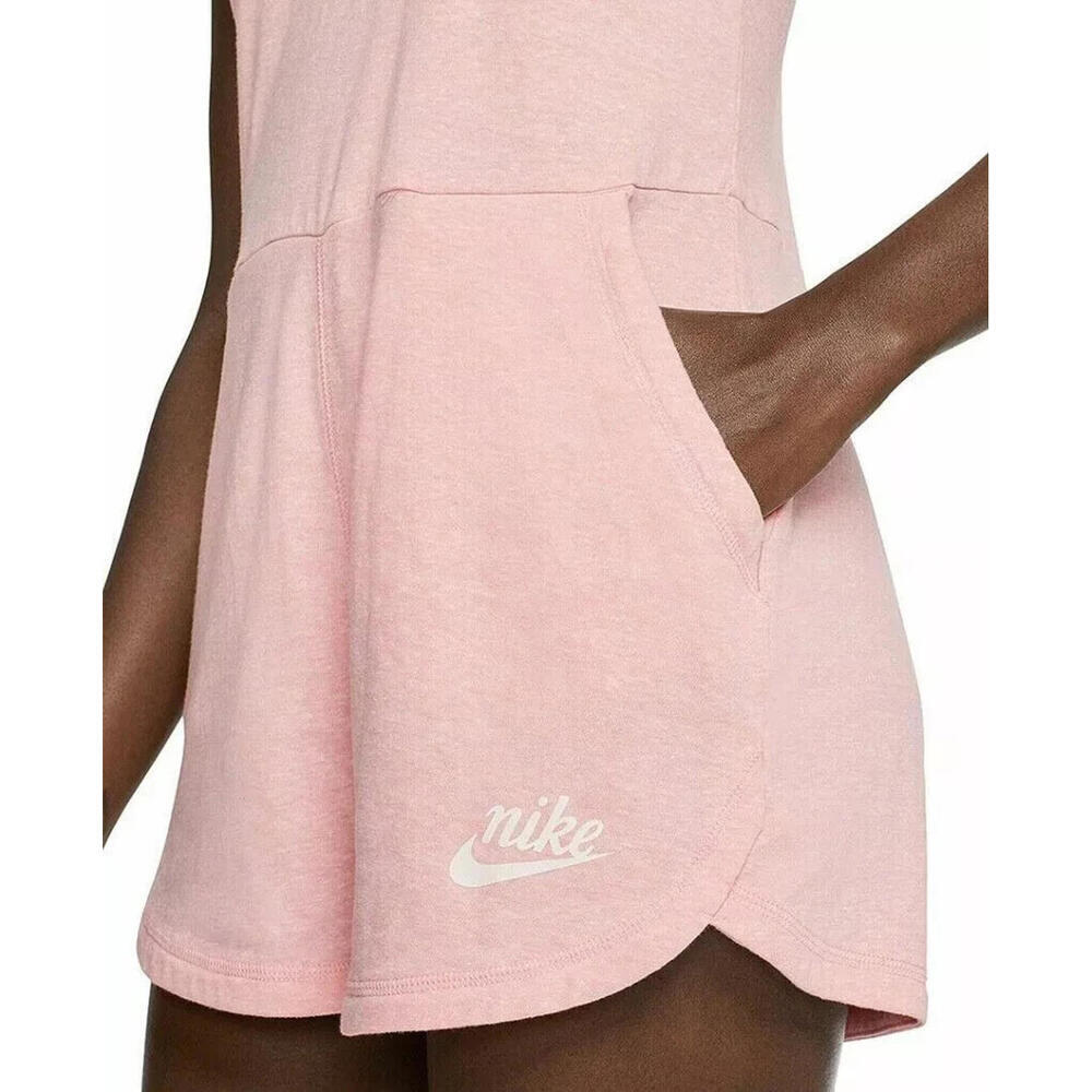 Nike Women's Sportswear Gym Vintage Romper, PINK, SIZE XS - Picture 2 of 3